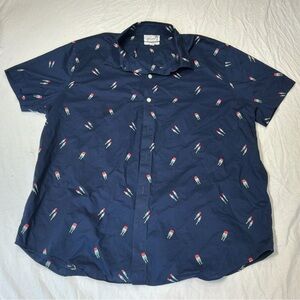 Bonobos Bomb Pops Popsicle Button-up Shirt Size 2XL